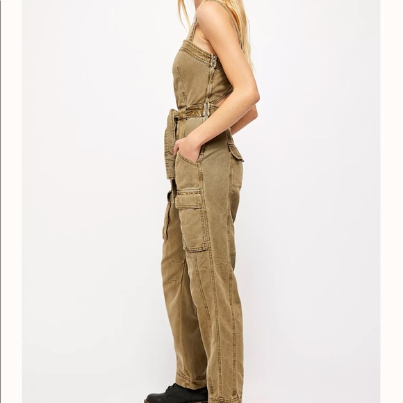 🔥Free People utility Jumpsuit - Picture 3 of 6